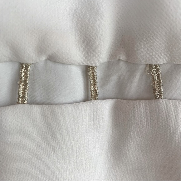 FINDERS KEEPERS TAILSMAN COCKTAIL MINI DRESS XLARGE IVORY LIKE NEW - Picture 10 of 10